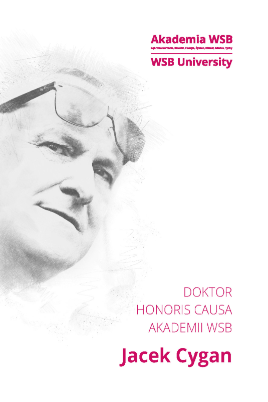 DOKTOR HONORIS CAUSA AKADEMII WSB Jacek Cygan